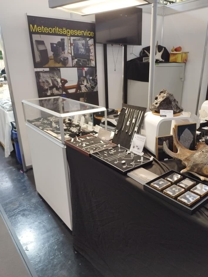 Unser Meteoritschmuck-Messestand
